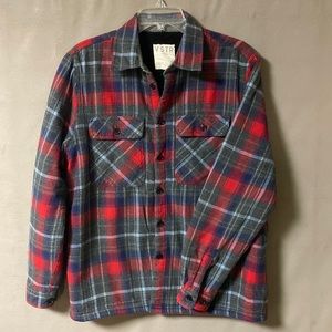 VSTR Premium Long Sleeve Flannel With Fleece Lining Men’s Size M